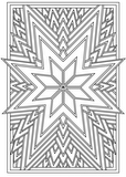 Download, print, color-in, colour-in Page 25 - middle star